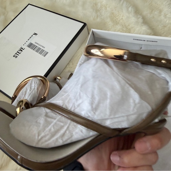 Steve Madden Women's Tia Strappy Heels - Olive - Size 6 - Picture 14 of 14